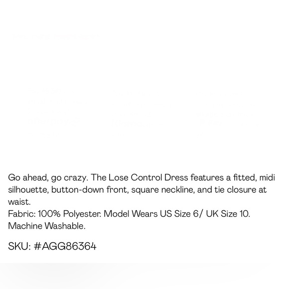 Nasty Gal Lose Control Button Down Dress - Picture 8 of 8